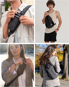 <span class=keywords><strong>WATERFLY</strong></span> Sac à dos à bandoulière Sac à bandoulière Voyage Randonnée Sac de poitrine Sac à dos - Product Image 5