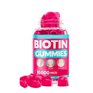 Bonbons gélifiés multivitaminés pour femmes OEM ODM avec biotine pour la beauté de la peau, la croissance des cheveux et des ongles, 60 unités pour adultes - Product Image 1