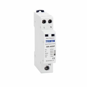 Tycotiu TY-20DP 2 P Thiết bị chống sét thiết bị điện tử bảo vệ tăng 20ka T3 Loại 3 Lớp D 2 cực - Product Image 4