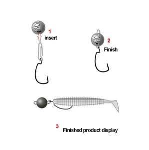 Poids de pêche <span class=keywords><strong>Cheburashka</strong></span> 0.3g en tungstène de qualité supérieure sans plomb et haute précision - Product Image 3