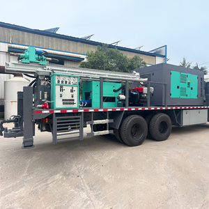 LKW-montiertes Bohrloch DTH Pneumatisches Bohr gerät Wasser brunnen Pneumatische Bohrmaschine Luft kompressor Motor Motor Zahnradpumpe zu verkaufen - Product Image 4