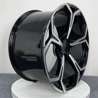 Rines Personalizados Monoblock 5*112 5*120 para Autos, Rines Deportivos de Lujo de Aleación de Aluminio Forjado para Autos de Pasajeros