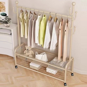 Porte-manteau sur pied en métal blanc, style moderne et minimaliste, pour couloir, entrée, chambre - Product Image 6