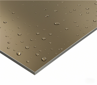 Panel Compuesto de Aluminio (ACP) Plateado Cepillado de 4x8 pies para Letreros, 3mm, Color Blanco, Precio de Fábrica