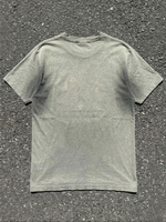 T-shirt vintage blanc délavé style grunge streetwear coupe ample, t-shirt homme rétro déchiré avec trous, tee-shirt en coton oversize