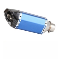 Nouveau Pot d'échappement universel en acier inoxydable pour moto, design hexagonal compact, pour Ninja400/Z900/R3/S1000RR, kit de rétrofit/amélioration