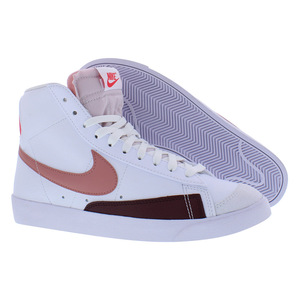 Nike Blazer กลาง77 Next Next Nature รองเท้าเดินออกกำลังกายของผู้หญิงของแท้สีขาว/แดง-100% - Product Image 5