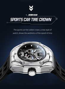 1Customized Luxury Stainless Steel Miyota <b>Automatic</b> Mechanical Water Resistant <b>Chronograph</b> Men's Watch Pointer Dial 20mm Band - Product Image 3