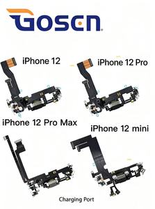 Pour iPhone Séries iPhone X 11 12 13 14 15 16 17 Pro Pro Max – Connecteur de charge USB, connecteur dock et microphone flexibles de remplacement - Product Image 3