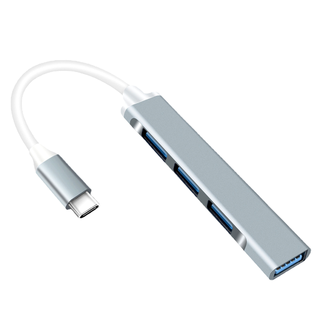 Multi-function 4 In 1 Usb Type C Hub USB3.0 Converter Splitter USB C HUB adapter for Laptop and phone