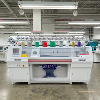 Machine à tricoter plate informatisée automatique au crochet de machines textiles de haute qualité