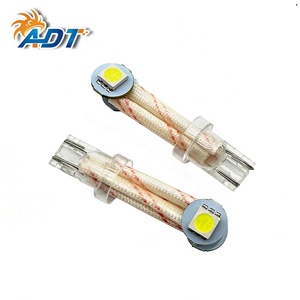 ADT Blanc Froid avec Insert de Base Transparent T10 194 # Ampoules LED flexibles pour flipper 555 2Leds 5050SMD 6,3 volts - Product Image 3