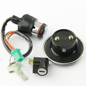 Moto Coperchio Del Serbatoio Del Carburante Serratura Del Tappo Con Interruttore di Blocco di Accensione PER Suzuki GN125 - Product Image 2