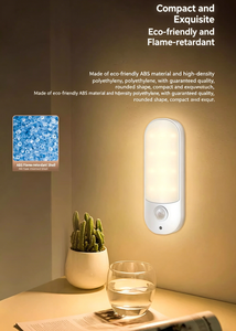 Portable Motion <b>Sensor</b> <b>Night</b> <b>Light</b> LED Rechargeable Lamp Cabinet Corridor Bedside - Product Image 4
