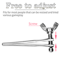 Metall verstellbarer Pferde augen katheter Penis Plug Stimulator Masturbation Ejakulation Verzögerung Sex Tool Harnröhre dilatatoren für Männer