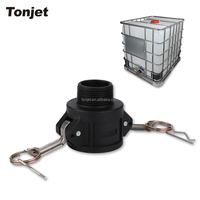 Adaptador IBC Camlock S60x6H a 2" BSP | Junta Giratoria Plástica Grado Alimenticio para Líquidos