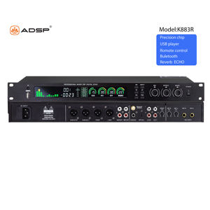 K883r Système de son stéréo <span class=keywords><strong>DJ</strong></span> professionnel Caisson de basses à filtre passe-haut mono à 4 voies pour haut-parleurs en métal de scène - Product Image 1