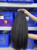 RXHAIR Prix de gros Cheveux humains pour tresses au crochet Extensions de cheveux Cheveux au crochet Kinky Straight Qualité supérieure