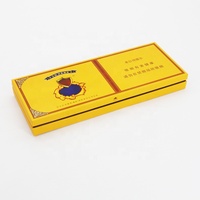 Benutzer definierte umwelt freundliche Soft-Touch-Papier Magnetisch geprägte Buchbox Push-Box Recycelbare benutzer definierte Farbe für Zigaretten karton