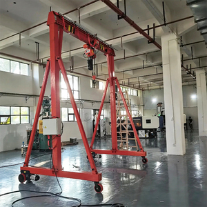 Kran Gantry Portabel Ringan 0.5 Ton 1 Ton 2 Ton Dengan <span class=keywords><strong>Hoist</strong></span> Rantai Elektrik - Product Image 5