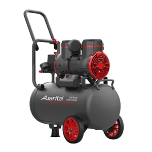 Auarita Low Noise Oil Free Piston Air Compressor Portable 1450w Silent Oilless Air Compressor For Painting