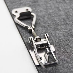 4001 Plus with Triangle Screw <strong>Loop</strong> Lock Adjustable Small Self-Locking Toggle <strong>Latch</strong> Clip - Product Image 3