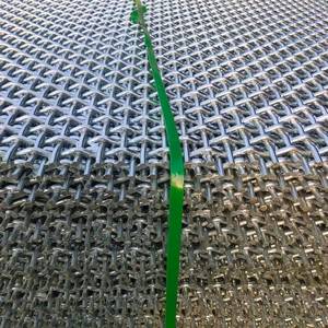 High Tensile Woven Crimped Steel Wire Mesh <b>Screen</b> 65Manganese Crusher for Coal Mine Plain Weave <b>Vibrating</b> <b>Screen</b> Bending - Product Image 2