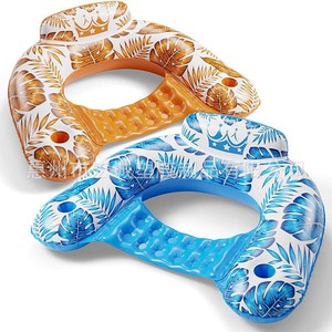 Inflatable Swimming Ring Novelty Shape 100x80cm PVC Floating Raft For Adults Outdoor Pool Use - Product Image 5