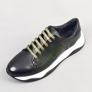 Scarpe Eleganti da <span class=keywords><strong>Uomo</strong></span> in Pelle Bovina di Alta Qualità, Stile Britannico con Lacci, Traspiranti, in Vera Pelle, Impermeabili e Antiscivolo per l'Estate - Product Image 6