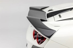 Kit de Carrocería de Fibra de Carbono Estilo V para Ferrari F8, con Alerón Delantero, Faldones Laterales, Difusor y Spoiler - Product Image 4