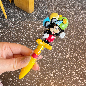 Adorable Style High Quality Plastic Ballpoint <b>Pen</b> Creative Cartoon <b>Mouse</b> Image Design Super Cute Push-Button Mechanism Students - Product Image 3