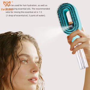 PAKISS Hairbrush Supplier 2-in-1 Hair Mist <strong>Brush</strong> Detangles Refreshe <strong>Smooths</strong> Anti-static Spray Comb Detangling Hydration <strong>Brush</strong> - Product Image 2