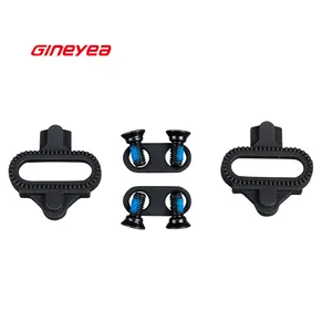Acero <span class=keywords><strong>SPD</strong></span> Cleats <span class=keywords><strong>MTB</strong></span> Compatible con ejercicio de fitness en interiores Peloton bicicleta <span class=keywords><strong>Pedal</strong></span> autoblocante - Product Image 1