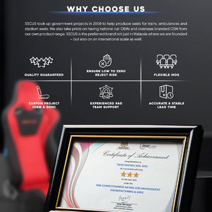 Asientos de coche de carreras de PU Speedster personalizables OEM de alta tecnología hechos con acabado de cuero PU de primera calidad - Product Image 6