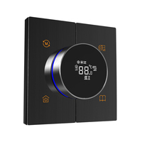 Termostat Akıllı Ev Otel Düğmesi Kontrol Cihazı Dokunmatik Ekran Wi-Fi Etkin Zigbee 3.0 86mm Duvar Anahtarı Paneli Uygulama Kontrolü 2/3/4/5