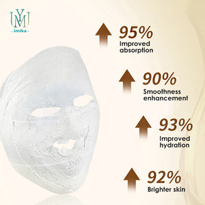 Masque en feuille de collagène 5D sculptant et exfoliant, anti-rides, éclaircissant et hydratant, pour un effet visage en V, avec logo personnalisé, 50 unités - Product Image 5