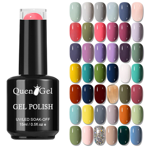 Muestras gratis 15ml Esmalte de uñas en gel Nude Pink White Uv Esmalte de uñas Etiqueta privada <span class=keywords><strong>144</strong></span> colores Soak Off Esmalte en gel de uñas - Product Image 1