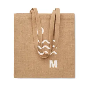 Borsa shopper in iuta, merchandising sostenibile - Product Image 1