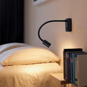 3W Kopfteil Wand leuchte Verstellbarer Schwanenhals Wand leuchte <span class=keywords><strong>LED</strong></span> Wand leuchte Nachttisch Lese lampe Für Hotel - Product Image 1
