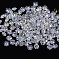 Xingsial 1CT 0.7-3.0mm yuvarlak kesim İzle çerçeve takı DEF beyaz renk Melee taşlar Moissanite elmas Melee Moissanite