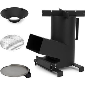 <span class=keywords><strong>Estufa</strong></span> de cohete de acero para leña 3 en 1, <span class=keywords><strong>estufa</strong></span> para acampar al aire libre - Product Image 3