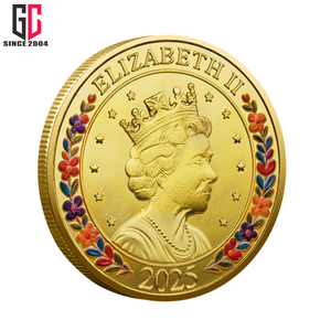 12 ans d'usine personnalisé métal émail défi pièce <span class=keywords><strong>feuille</strong></span> d'érable canadienne pièces d'or et d'argent reine pièces d'or cadeau de collection - Product Image 3