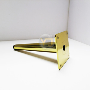 Gold Metal Furniture <b>Legs</b> 150mm Heavy Duty Cabinet Support Modern Design - Product Image 4