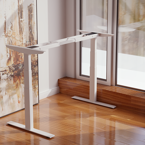 Kaiyu điện đứng bàn 2-chân bàn điều hành có thể điều chỉnh chiều cao kim loại đồ nội thất văn phòng cho máy tính bảng đi-đứng bàn - Product Image 5