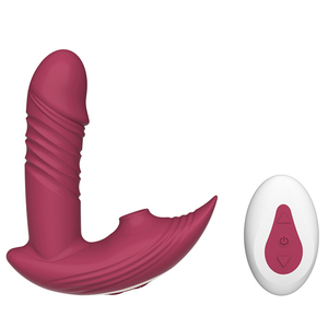Wearable Sucker and Vibrating 2 in 1 Functional <b>Remote</b> <b>Control</b> Sex Toy <b>Vibrator</b> - Product Image 3