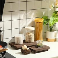Rehausseurs en bois pour présentoir, socle de présentation, décoration, style rustique vintage, empilables, pour cuisine, support de plateau