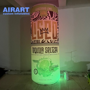 Lata de jugo inflable de publicidad luminosa de 3 metros de altura, elaborada por expertos para elevar el ambiente de las decoraciones de <span class=keywords><strong>Gala</strong></span> - Product Image 3