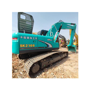 Excavadora Hidráulica Usada Kobelco SK210, Excavadora Mediana de Segunda Mano con Motor, Equipo de Construcción para Movimiento de Tierras - Product Image 1
