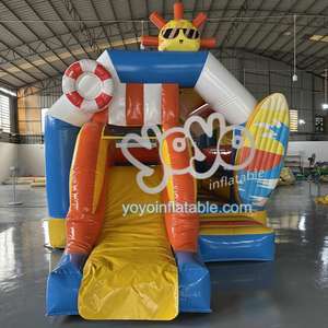 Château gonflable pour tout-petits en PVC, toboggan aquatique, maison de rebond, fourniture en gros directe d'usine, location pour événements commerciaux - Product Image 2