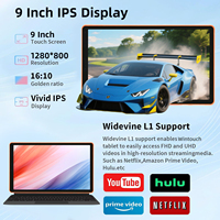 Tablet Educativa para Niños con Reproducción de Videojuegos, Wifi, 1GB+16GB, Pantalla IPS de 9 Pulgadas, Tablet Android